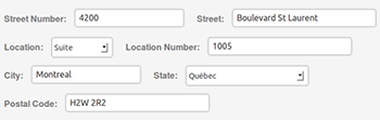 Account contacts fields