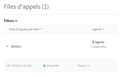 File des agents