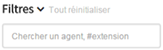 Filtrer les agents