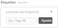 Étiquette des agents