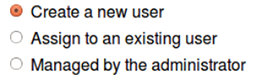 Assign an extension