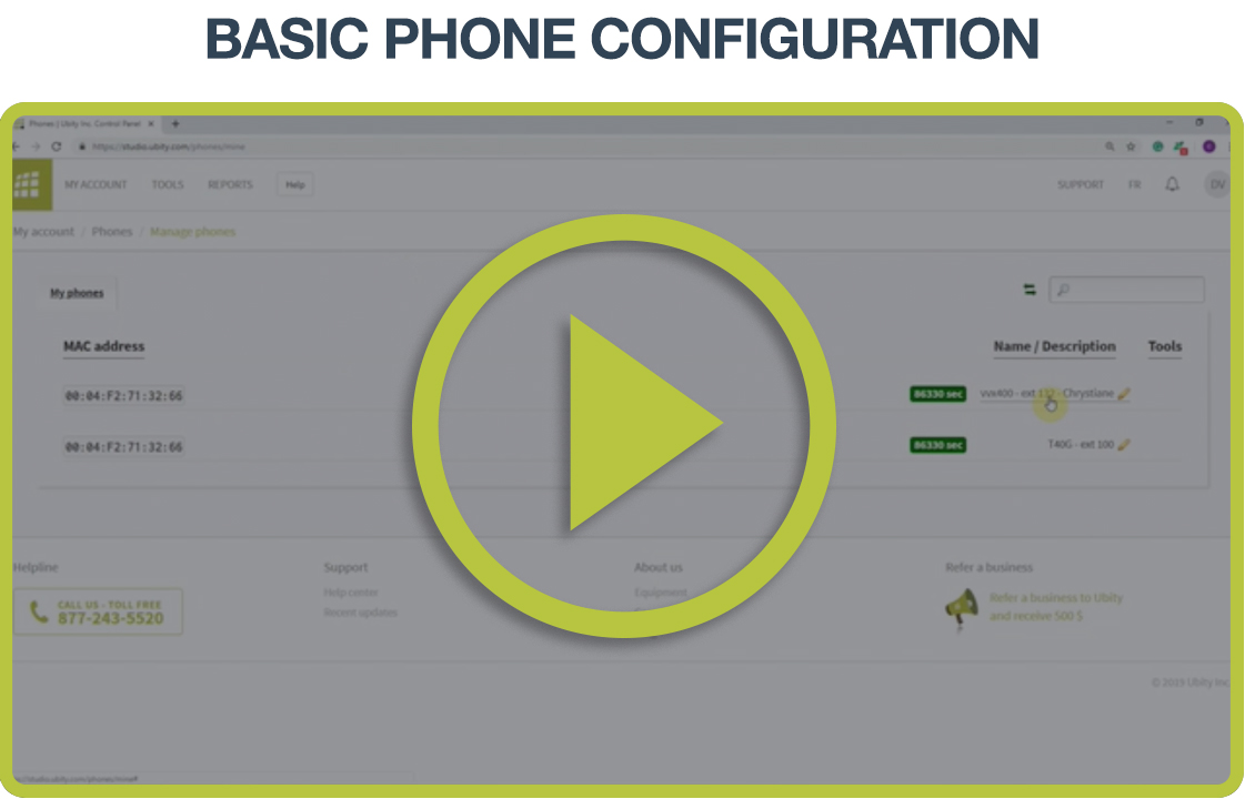 Video Tutorial: Phone configuration